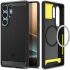 Spigen Rugged Armor MagFit Matte Black Case with MagSafe - for Samsung Galaxy S25 Ultra 1