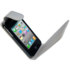 Housse en cuir Flip iPhone 4S / 4 - Blanche 1