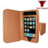 Piel Frama Leather Wallet Case for Apple iPhone 4 - Tan 1