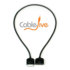 CableJive 30 Pin dockXtender voor iPhone, iPad, en iPod - Zwart - 60 cm 1
