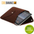 Cool Bananas Leather iPad 4 / 3 / 2 Envelope Case - Brown 1