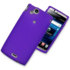 Silicone Case For Sony Ericsson Xperia arc S / arc - Purple 1