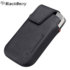 BlackBerry Bold 9900 Leather Swivel Holster - Pitch Black 1