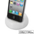 iPhone 4S / 4 Curved Dock - White 1
