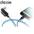 Dexim Visible Blue Cable For Micro USB Devices 1