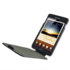 Slimline Carbon Fibre Style Flip Case for Samsung Galaxy Note 1