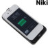 Coque-batterie iPhone 4S / 4 Niki - Noire 1