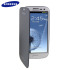Genuine Samsung Galaxy S3 Flip Cover - Chrome Blue- EFC-1G6FBECSTD 1