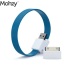 Câble Micro USB et Apple iPhone / iPad / iPod Mozzy Loop – Tidal blue 1