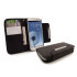 Leather Style Wallet Case for Samsung Galaxy S3 - Black 1