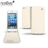 Housse en cuir iPhone 5S / 5 Norêve Tradition - Blanche 1