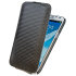 Slimline Carbon Fibre Style Flip Case for Samsung Galaxy Note 2 1