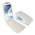Samsung Galaxy Note 2 Leather Style Flip Case - White 1
