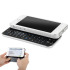 Funda iPhone 5S / 5 con teclado inálambrico deslizante - Blanco 1