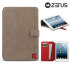 Zenus Masstige Color Point Folio iPad Mini 3 / 2 / 1 Case - Beige/Red 1