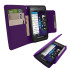 Leather Style Wallet Case for BlackBerry Z10 - Purple 1