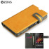 Zenus Masstige Modern Edge Diary Case for Sony Xperia Z - Yellow 1