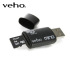 Lector de tarjeta Micro SD Veho VSD-003 USB 1