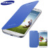 Genuine Samsung Galaxy S4 Flip Case Cover - Light Blue 1