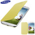 Genuine Samsung Galaxy S4 Flip Case Cover - Yellow 1