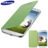 Genuine Samsung Galaxy S4 Flip Case Cover - Lime Green 1