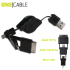 OneCable Apple Lightning, 30 Pin and Micro USB Sync and Charge Cable 1
