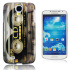 Hard Cover Case For Samsung Galaxy S4 - Cassette Print 1