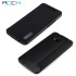Rock Elegant Side Flip Case For HTC One - Black 1