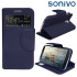 Sonivo Sneak Peek Flip Case for Samsung Galaxy S4 - Blue 1