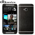 dbrand Textured Front and Back Cover Skin for HTC One - Black Titanium 1