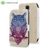 Create And Case Samsung Galaxy S4 Flip Case - Warrior Owl 1