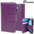 Housse Samsung Galaxy S4 Mini Portefeuille Style cuir - Violette 1