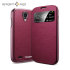 Funda Galaxy S4 Ultra Flip View Cover Spigen - Rojo Metalizado 1