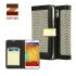 Zenus Herringbone Diary Case for Samsung Galaxy Note 3 - Black 1