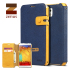 Zenus Masstige Color Edge Diary Case for Galaxy Note 3 - Navy / Orange 1
