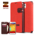 Zenus Masstige Color Edge Diary Case for Galaxy Note 3 - Red / Brown 1