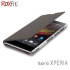 Housse Sony Xperia Z1 Roxfit Book Flip - Noire Nero 1