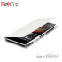 Roxfit Book Flip Case for Sony Xperia Z1 - Polar White 1