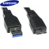 Official Samsung Micro USB 3.0 Data Cable - Black 1