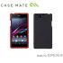 Case-Mate Tough Case for Sony Xperia Z1 - Black/Red 1