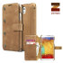 Zenus G-Note Diary Case for Samsung Galaxy Note 3 - Vintage Brown 1