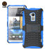 ArmourDillo Hybrid Protective Case for HTC One Max - Blue 1