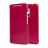 Leather Style Flip Case for HTC One Max - Pink 1