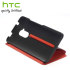 Genuine HTC HC V800 Double Dip Flip Case for One Max - Black / Red 1