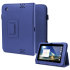 Folio Leather Style Stand Case and Hand Grip for Tesco Hudl - Blue 1