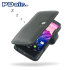 PDair Lederen Slaap/Waak Book case  voor Nexus 5 - Zwart 1