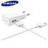Chargeur Secteur + cable USB 3.0 Samsung - Blanc  1