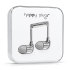 Ecouteurs intra-auriculaires Happy Plugs EarBud Deluxe Edition- Argent 1