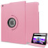 Roterende Leren stijl Stand Case voor de iPad Air - Roze 1