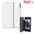 Roxfit Book Flip Case for Sony Xperia Z1 Compact - Carbon White 1
